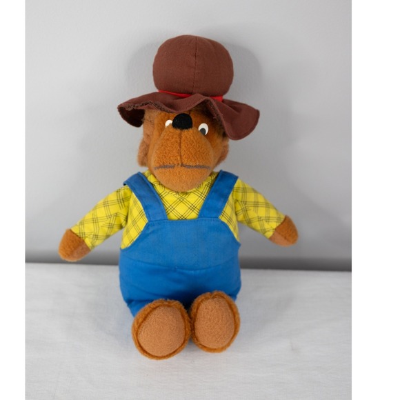 Fisher-Price Other - Fisher-Price Papa Berenstain Bear Plush Kids 12in Brown Good Vintage 1982‎ 778